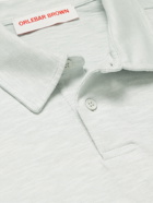 Orlebar Brown - Fitzgerald Slub Cotton-Jersey Polo Shirt - Neutrals