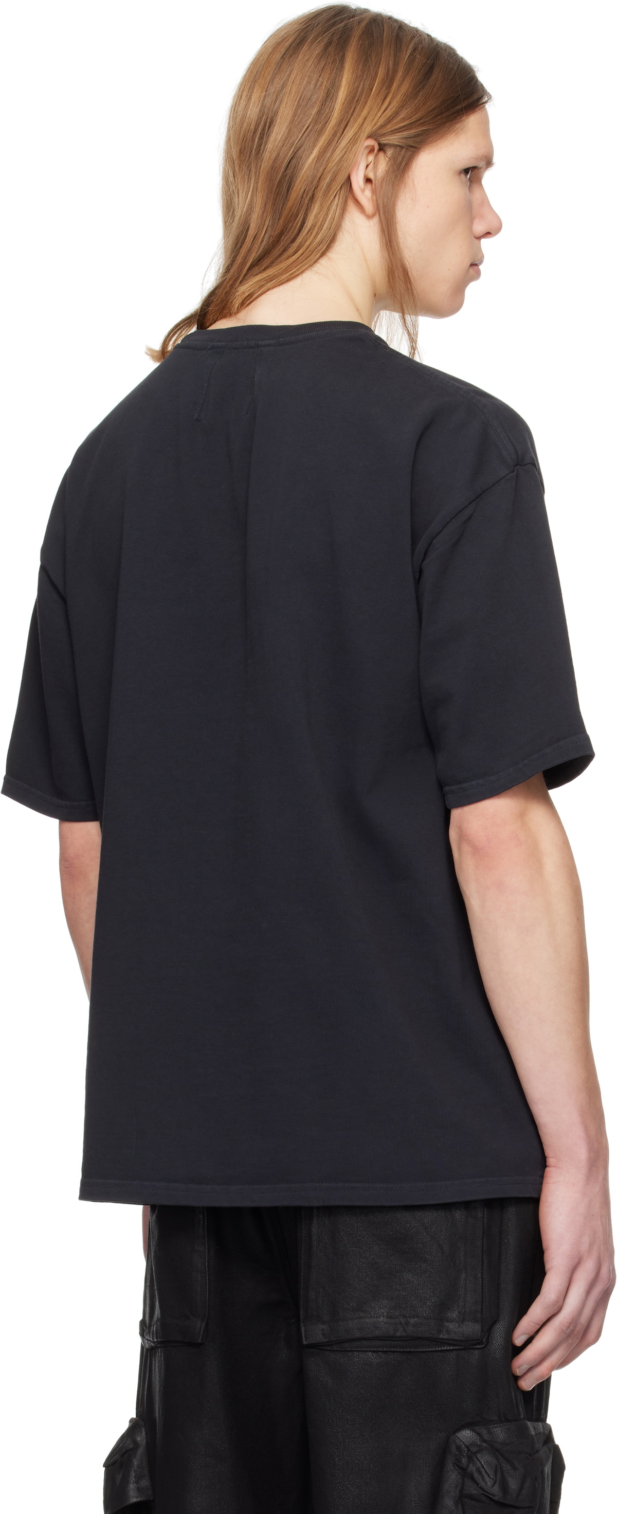 【関税込み】Rhude ブラック Saint-Rhude Tシャツ Rhude Black 'Saint-Rhude' T-shirt Rhude