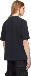 Rhude Black 'Saint-Rhude' T-shirt