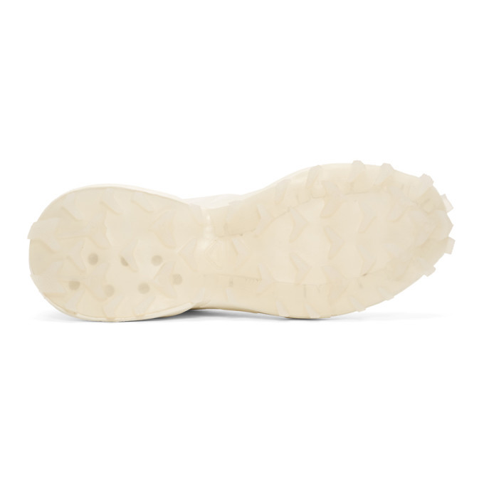 Boris Bidjan Saberi White Salomon Edition Speedcross 3 Clear Sneakers
