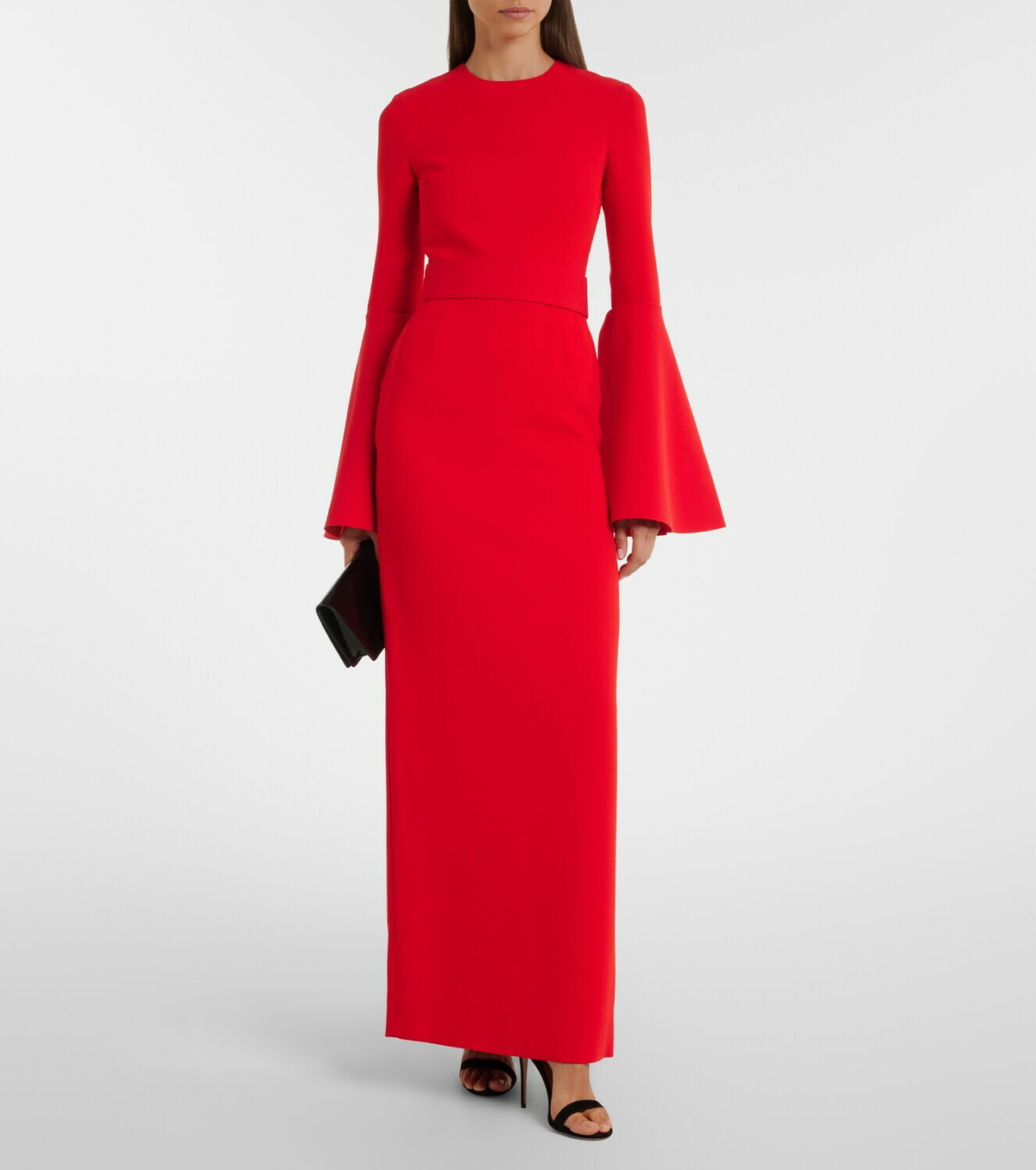 Solace London Theia belted gown