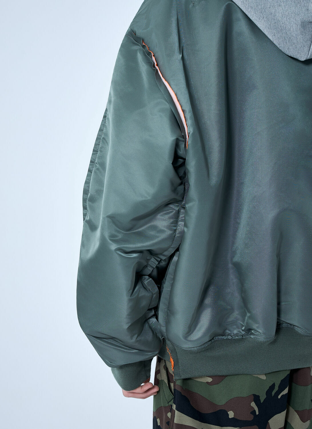 VETEMENTS Bomber Jacket with Attached Hood