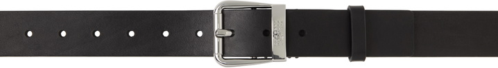 Photo: MM6 Maison Margiela Black Vacchetta Belt