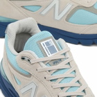New Balance 990v4 Sneaker in Moonbeam/Magic Blue