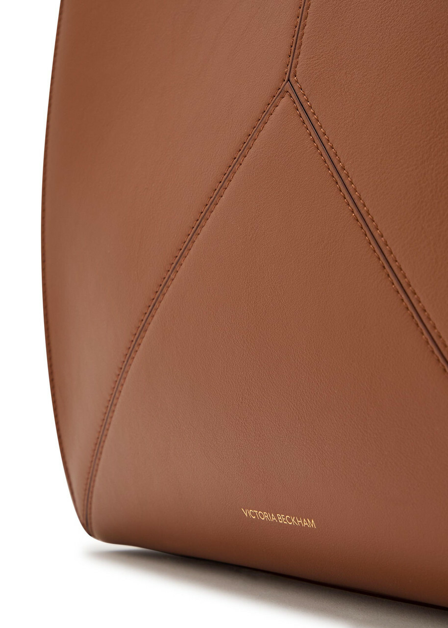 Victoria Beckham Victoria Panelled Leather Tote bag - Tan - One Size