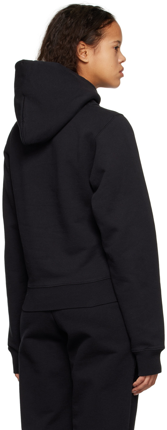 Martine Rose Black Shrunken Hoodie Martine Rose