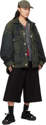 Maison MIHARA YASUHIRO Navy Huge Puffer Denim Jacket