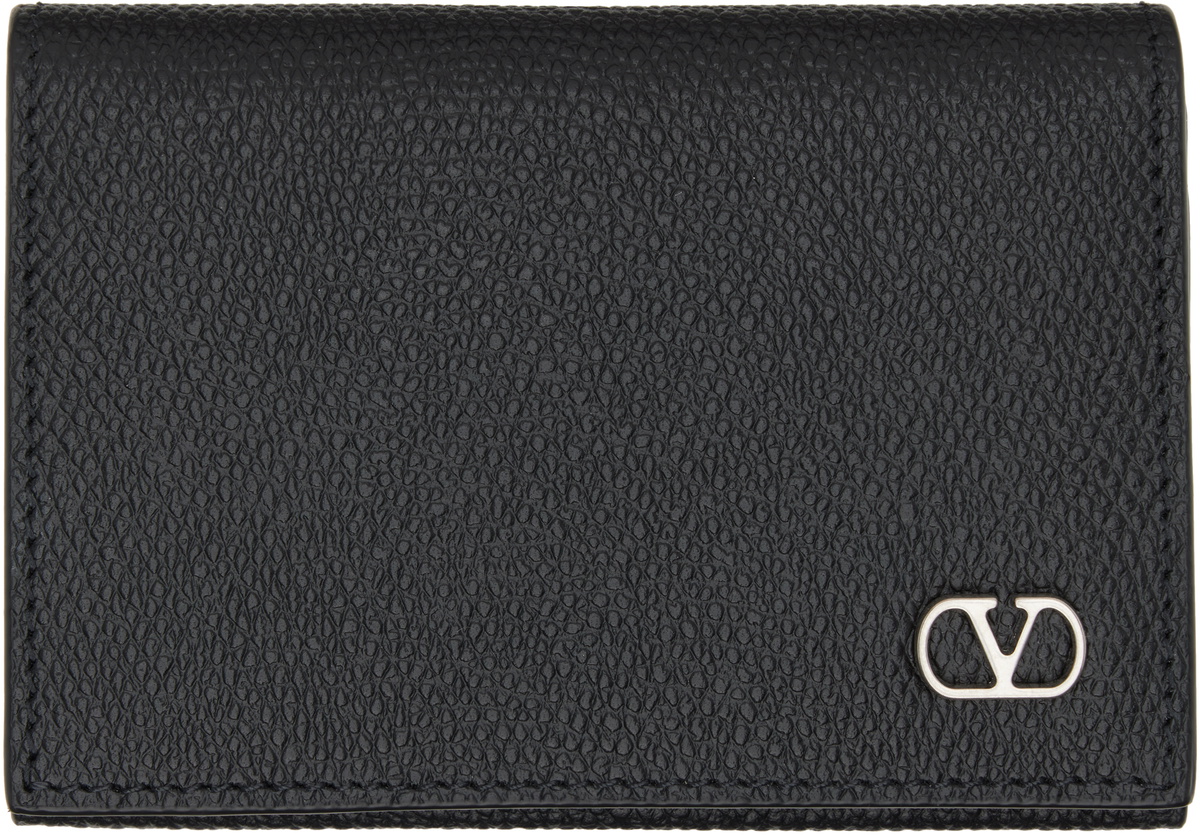 Valentino Garavani Black VLogo Signature Card Holder