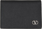 Valentino Garavani Black VLogo Signature Card Holder
