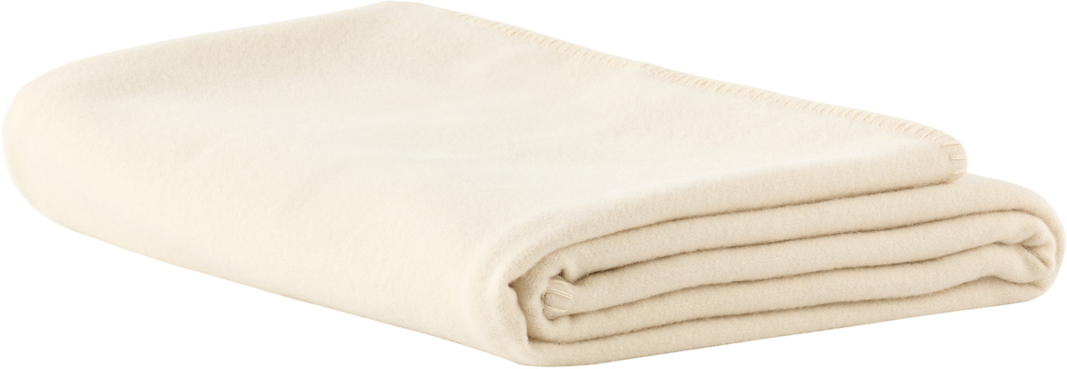 Tekla Off-White Lambswool Blanket