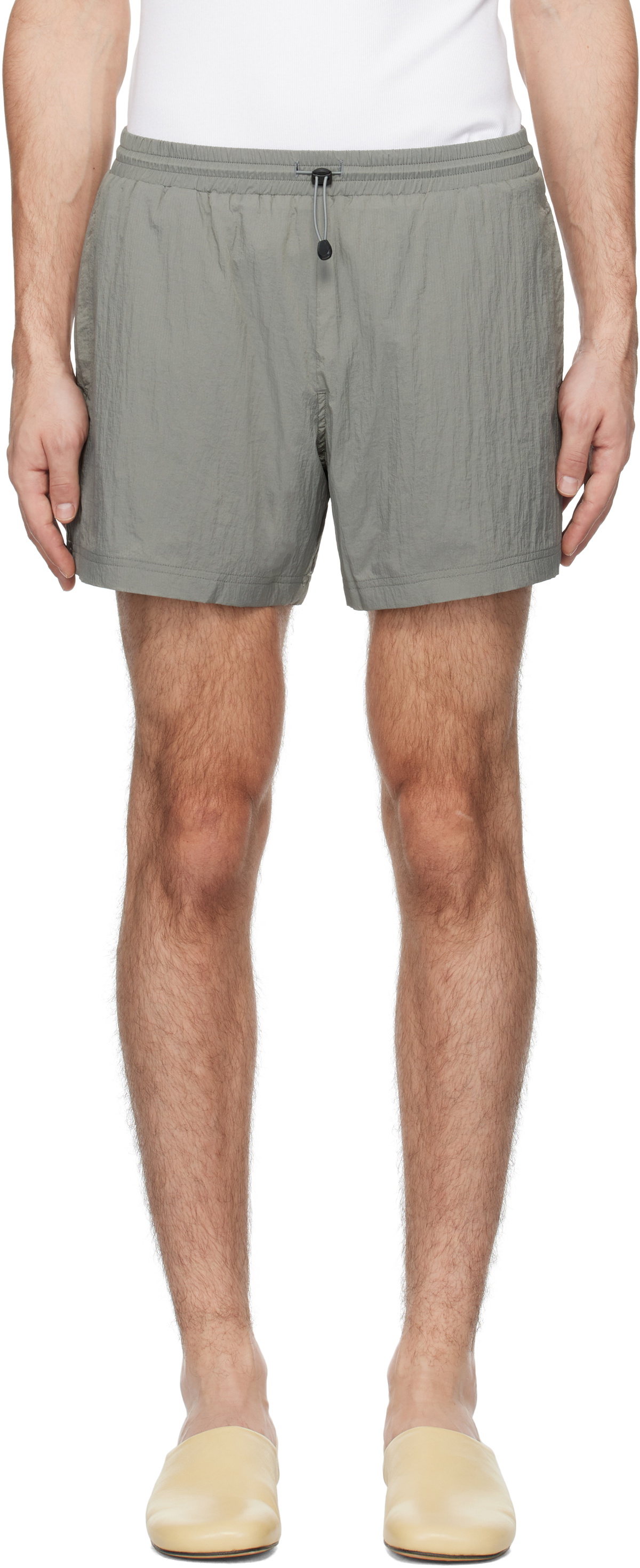 Tonywack Gray Drawstring Tech Shorts