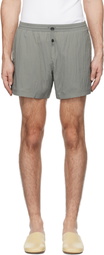 Tonywack Gray Drawstring Tech Shorts
