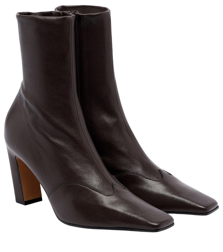 Photo: Khaite Nevada leather ankle boots