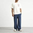 Rhude Men's Classique Sweat Pants in Navy/Yellow