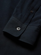 Auralee - Cotton and Silk-Blend Twill Shirt - Black