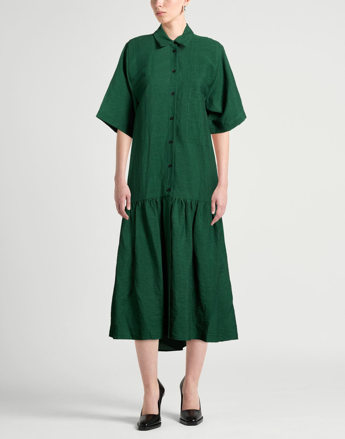 Uma Wang Womens Midi dress in Green