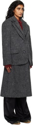 Andersson Bell Gray Layered Blazer Coat