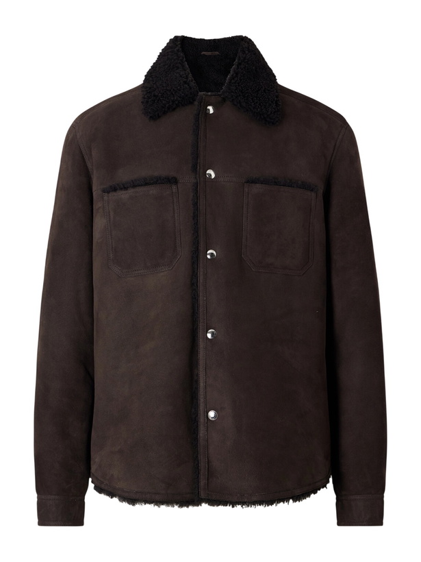 Photo: Mr P. - Shearling Jacket - Brown