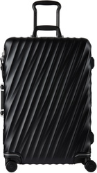Tumi Black Short Trip Checked Suitcase