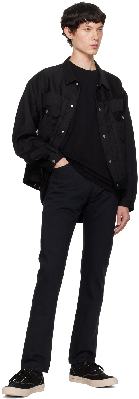 N.Hoolywood Black Logo Patch T-Shirt