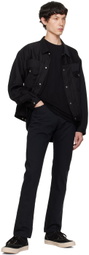 N.Hoolywood Black Logo Patch T-Shirt