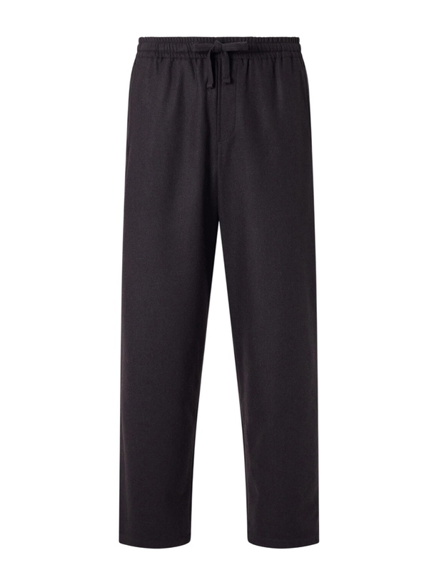 Photo: A.P.C. - Vincent Straight-Leg Wool-Blend Drawstring Trousers - Brown