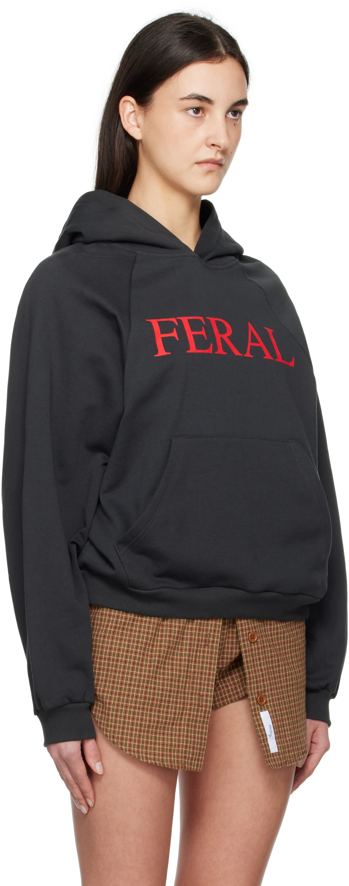 Praying SSENSE Exclusive Black 'Feral' Hoodie
