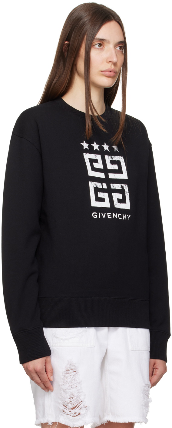 Givenchy Black Printed Sweatshirt