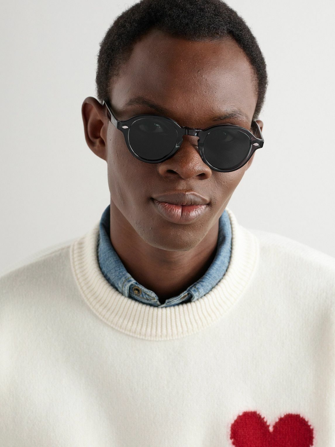 Garrett Leight California Optical - Flipper Round-Frame