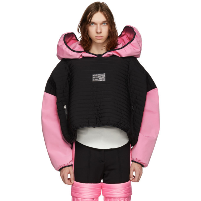 Colmar A.G.E. by Shayne Oliver Black and Pink Villa Ski Hoodie