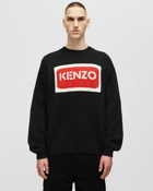 Kenzo Paris Logo Jumper Black - Mens - Pullovers