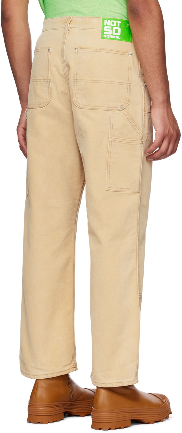 NotSoNormal Beige Working Trousers
