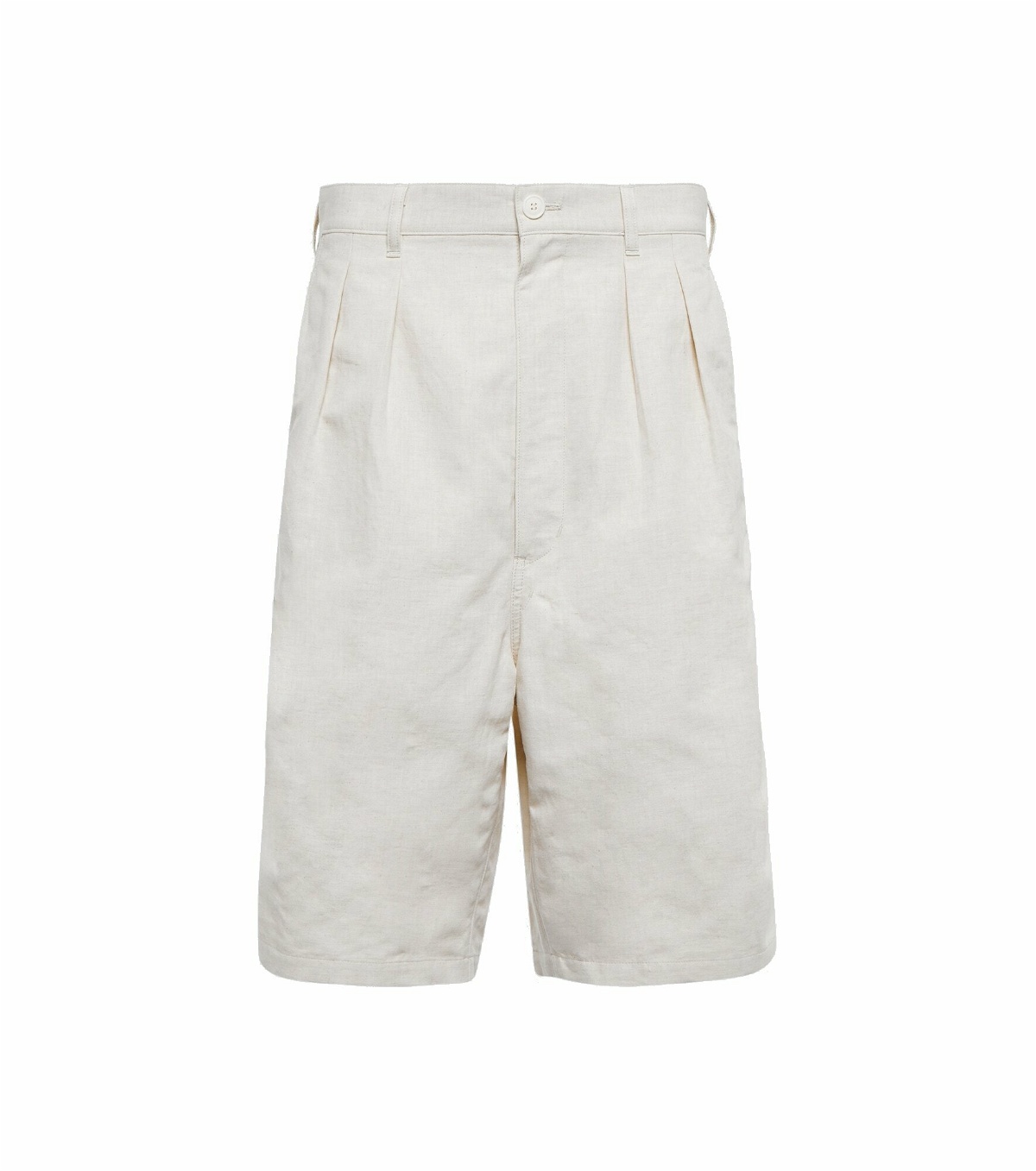 Photo: Comme des Garcons Homme - Cotton and linen shorts