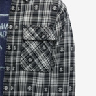 thisisneverthat Men's African Check Shirt in Black