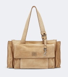 Miu Miu Utilitaire suede shoulder bag