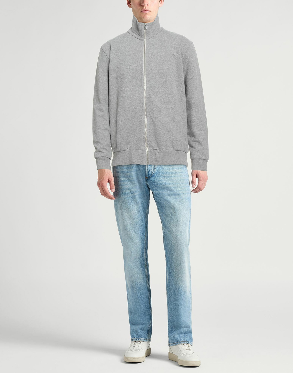 Crossley Mens Sweatshirt in Grey