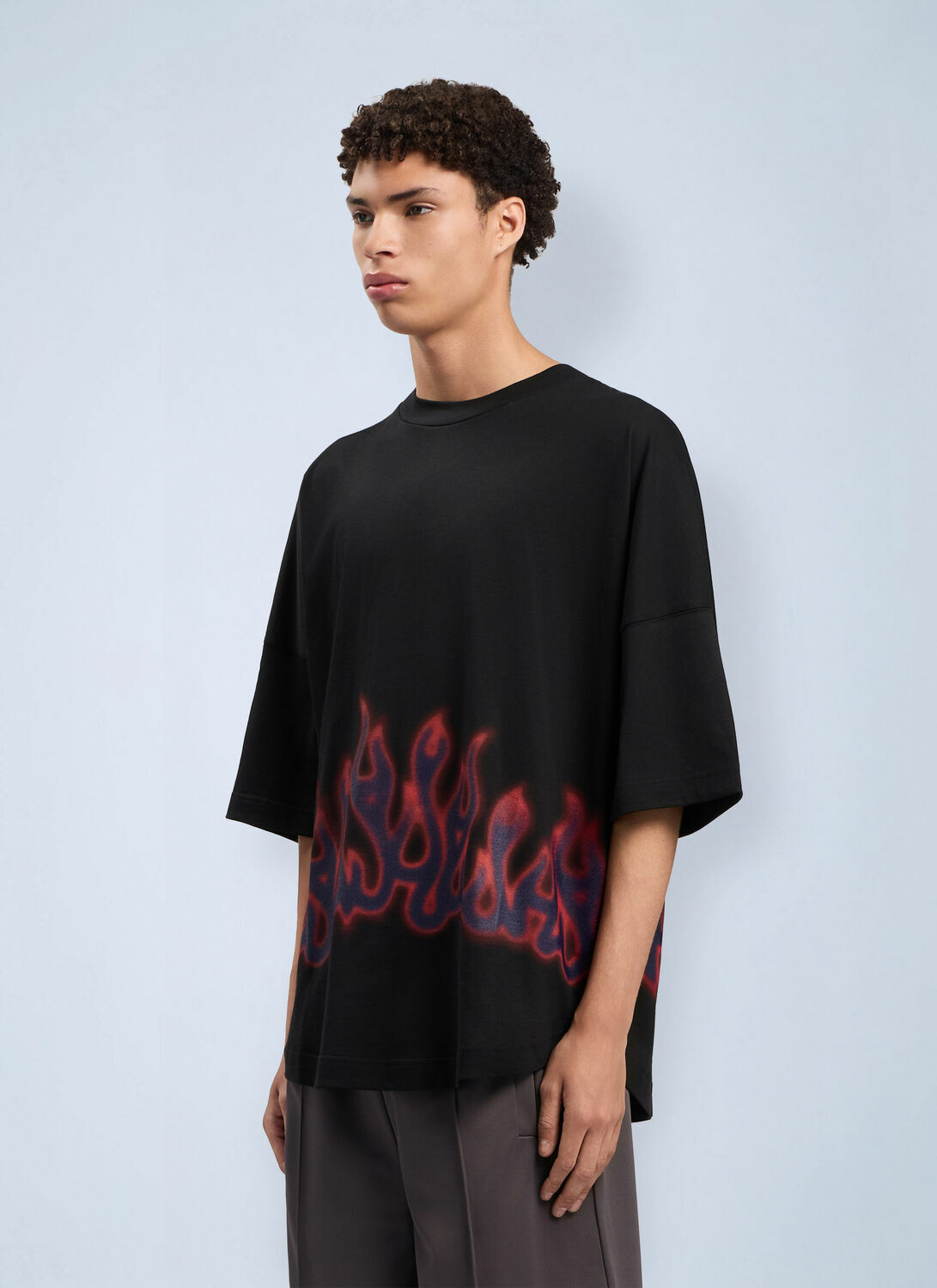 Palm Angels Flames Over T-Shirt