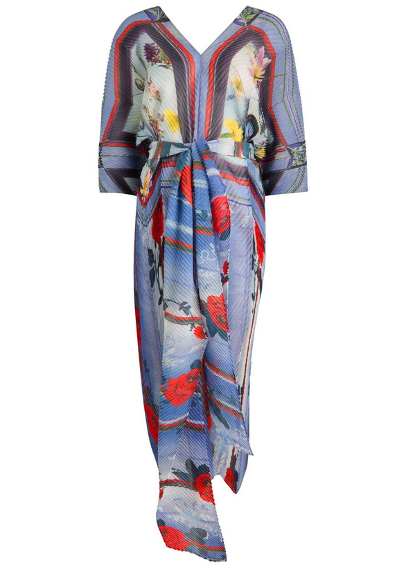 Photo: Julia Heuer Stacy Plissé Chiffon Kaftan - Multicoloured 1 - One Size