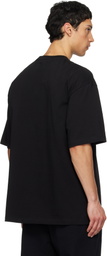 We11done Black 'WE11DONE' Multi Logo T-shirt