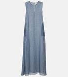 Leset Niko ramie maxi dress