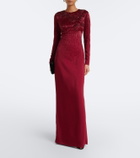 Oscar de la Renta Beaded gown