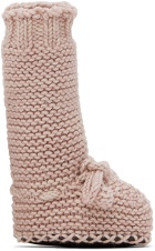 Misha & Puff Baby Pink Tall Day Hike Boots