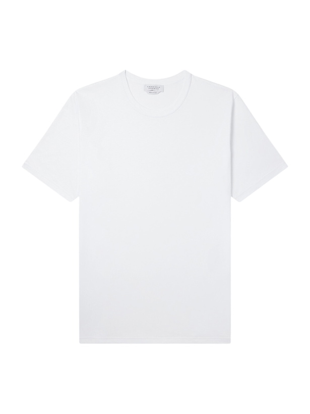 Photo: Gabriela Hearst - Bandeira Cotton-Jersey T-Shirt - Neutrals