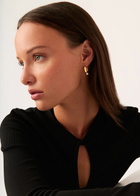Missoma Button Pearl 18kt Gold-plated Stud Earrings - One Size