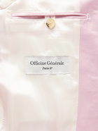 Officine Générale - Giovanni Satin Suit Jacket - Pink