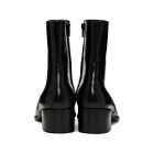 Lemaire Black Leather Chelsea Boots