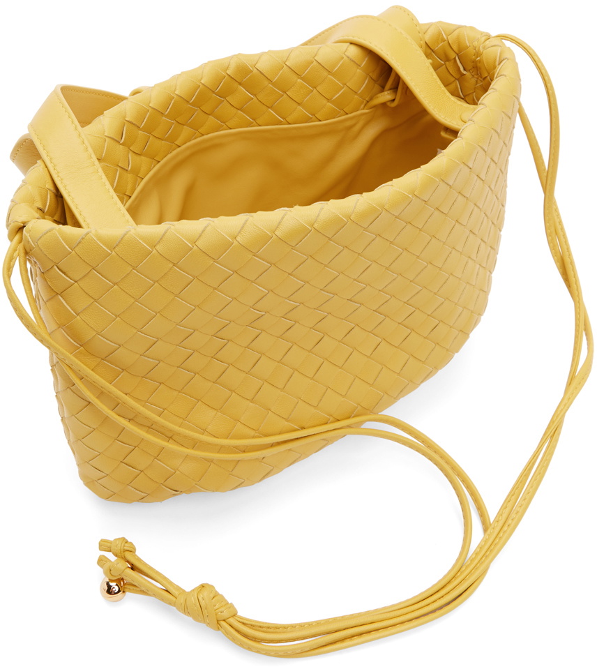 Bottega Veneta Yellow Small Intrecciato Bulb Bag Bottega Veneta