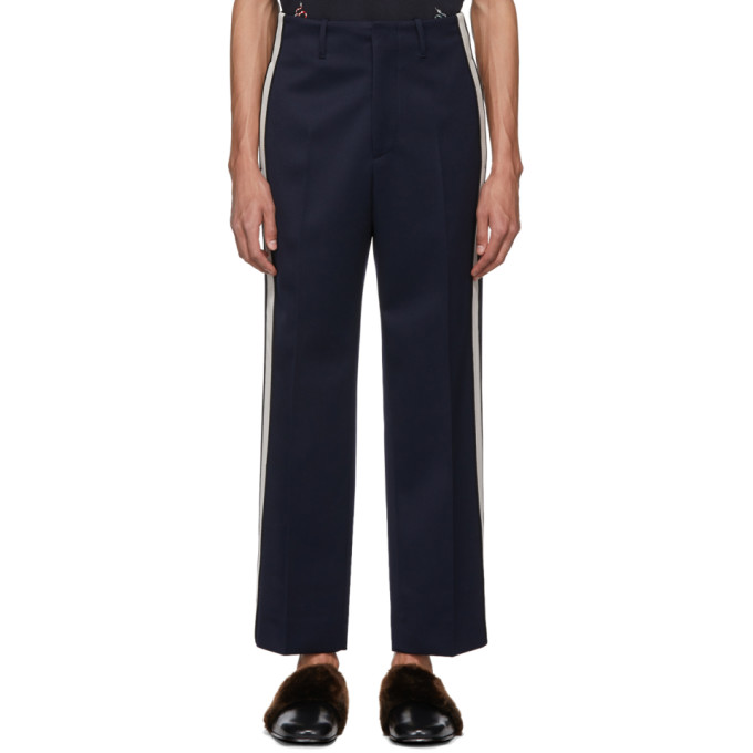 Photo: Gucci Navy Cavalry Trousers