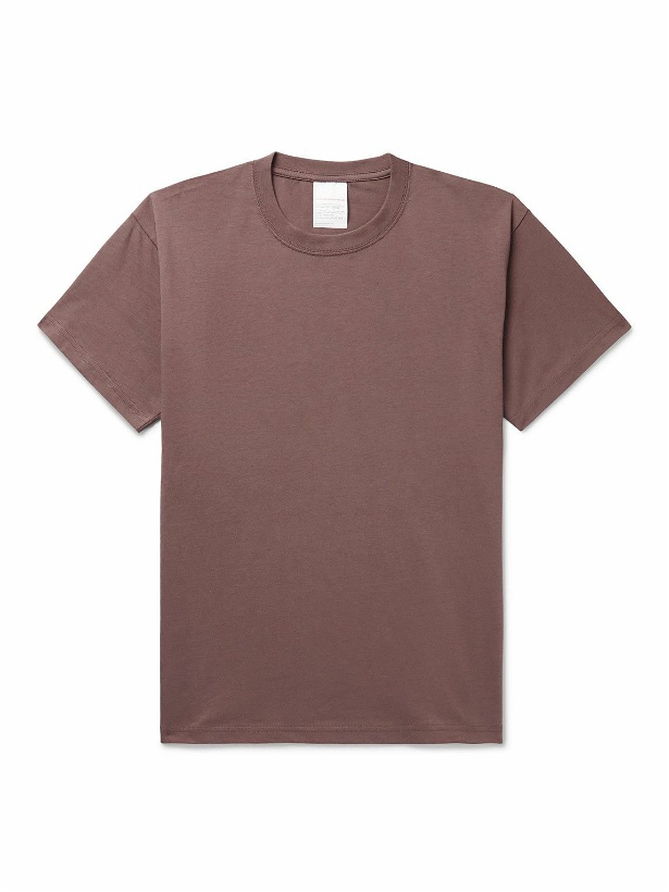 Photo: Stockholm Surfboard Club - Logo-Print Organic Cotton-Jersey T-Shirt - Brown