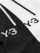 Y-3 - Two-Pack Logo-Jacquard Cotton-Blend Socks - Multi